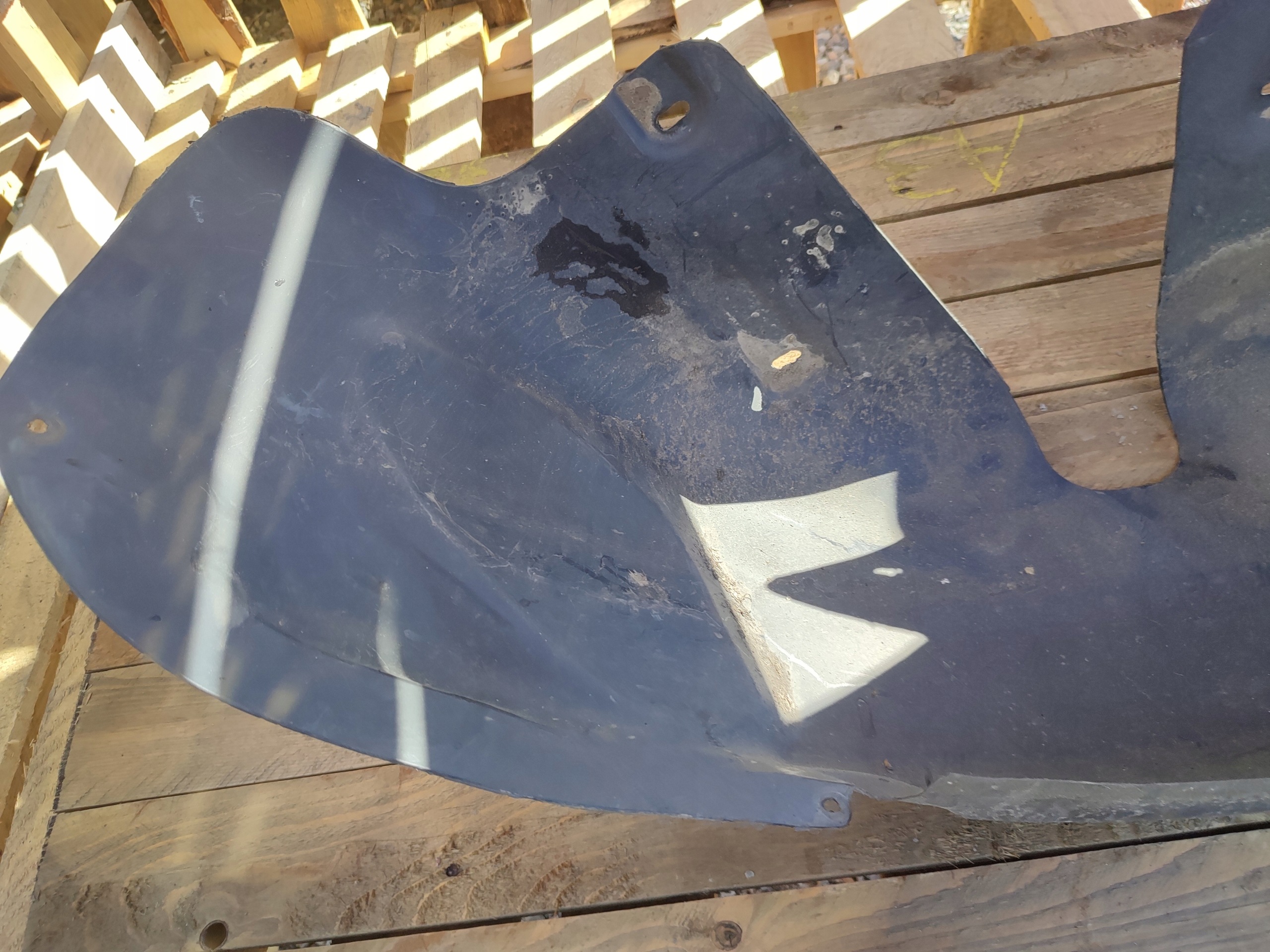 mudguard left rear part rear. left OPEL CORSA D 06-12 13187362