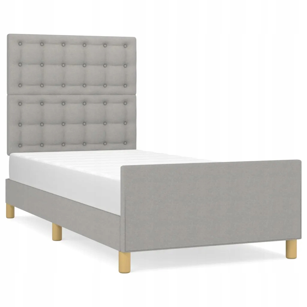 Postel VidaXL 3125349 90x200 odstínů šedé