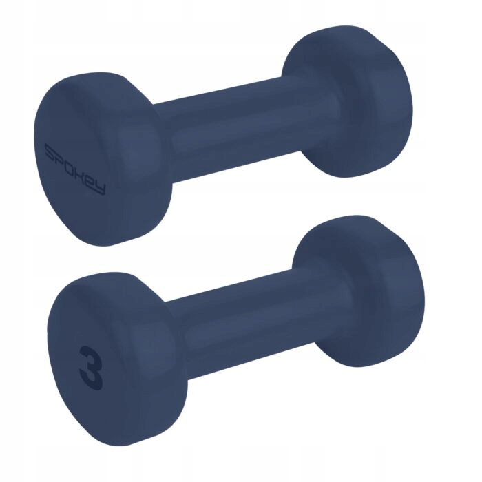 Hantle winylowe żeliwne zestaw do ćwiczeń Spokey Shape 2x 3 kg Spokey