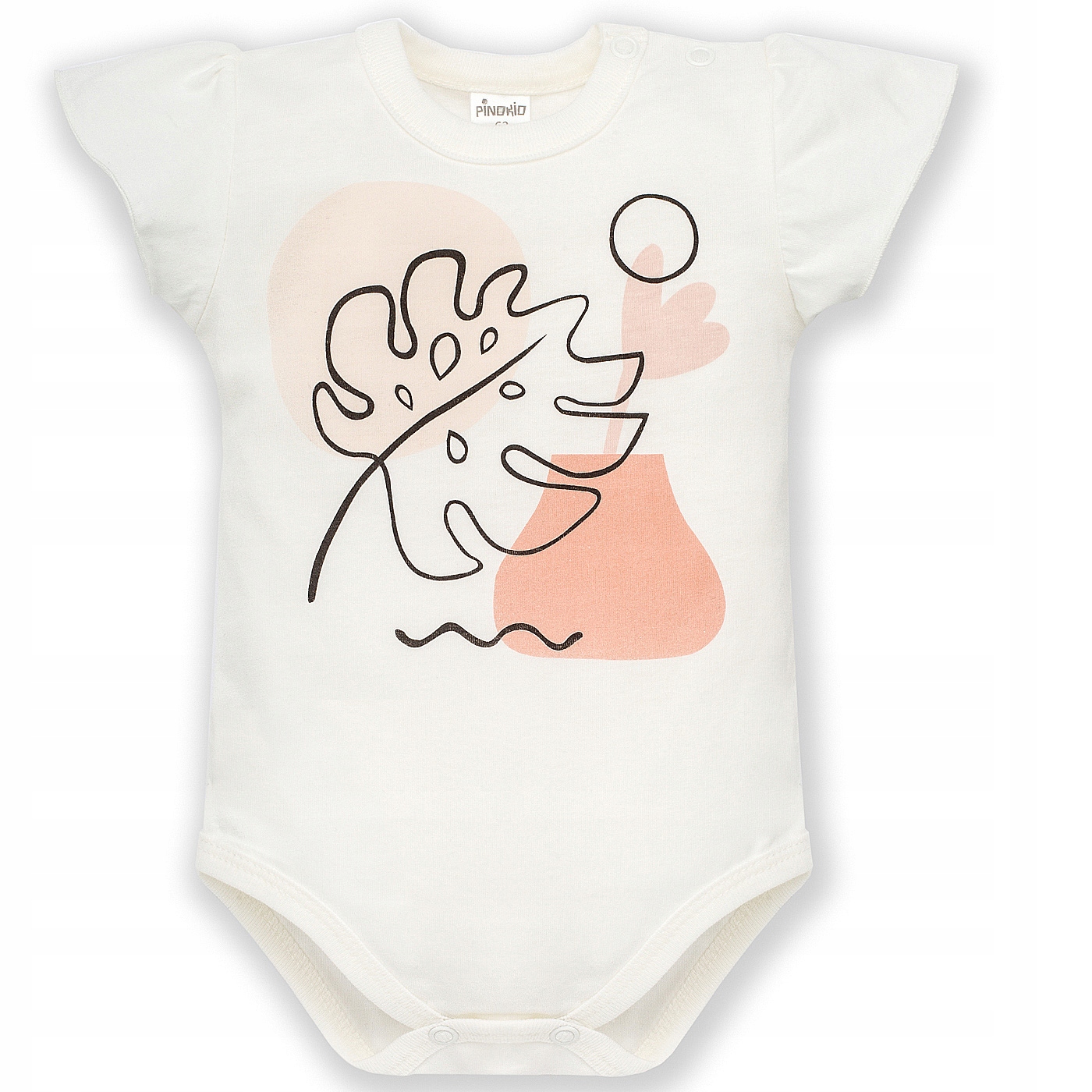 BODY krótki rękaw TINY FLOWERS rozmiar 92 PINOKIO