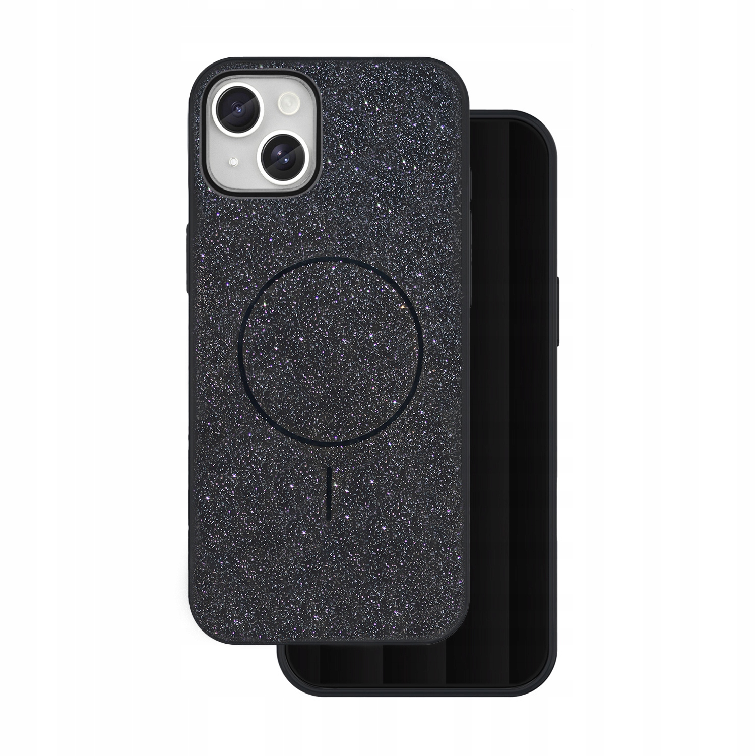 Nakładka Glitter Thin Mag do iPhone 11 czarna Tfo