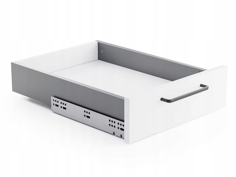 Aqbau šuplík DiBOX H89 L550 antracit s vodítky, nosnost 40 kg