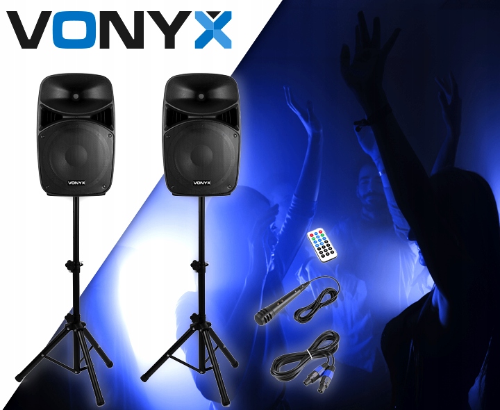 KLUB PUB AKTYWNY Zestaw 1000W 2x KOLUMNA statywy Kod producenta VPS152A