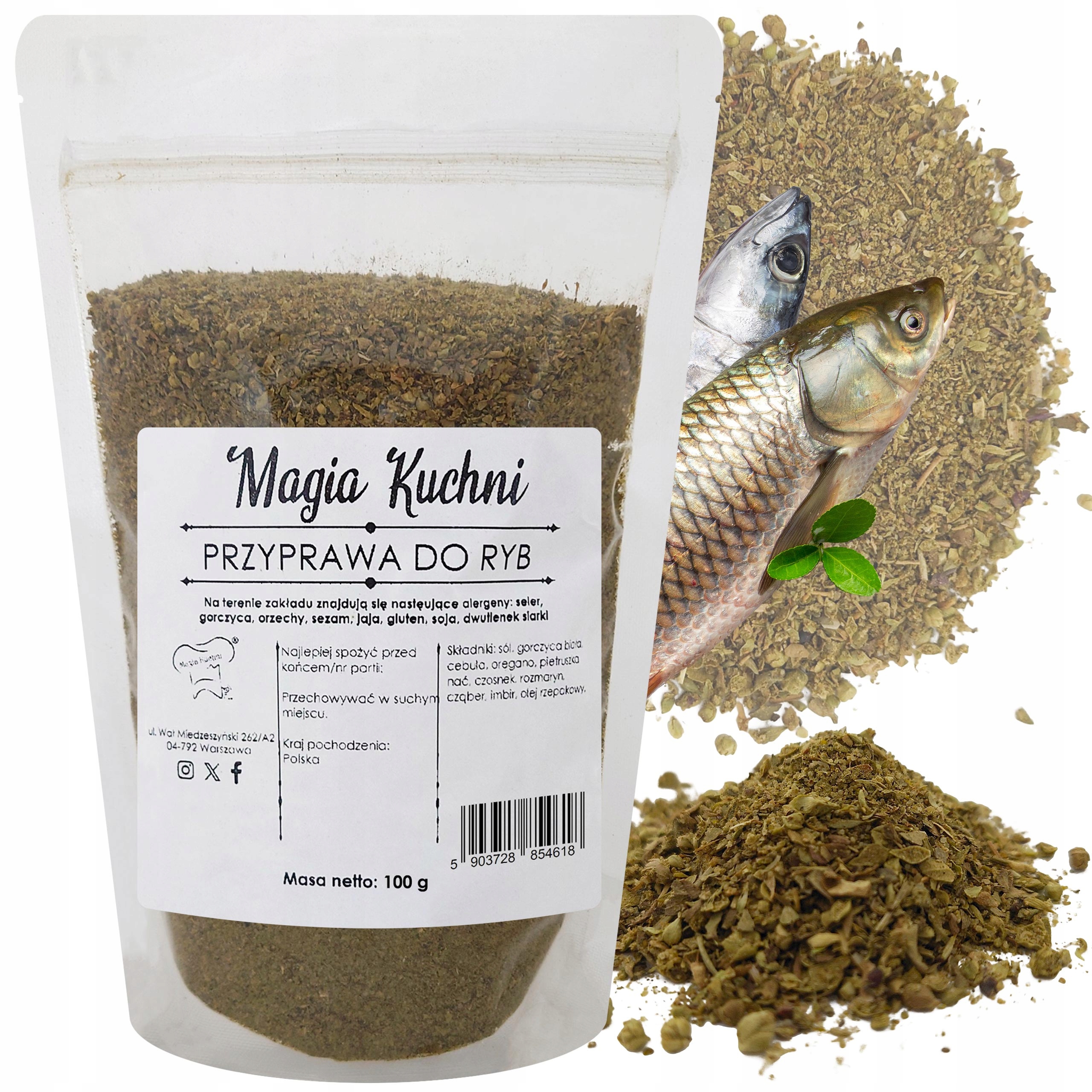Przyprawa DO RYB 100g aromatyczna NATURALNA