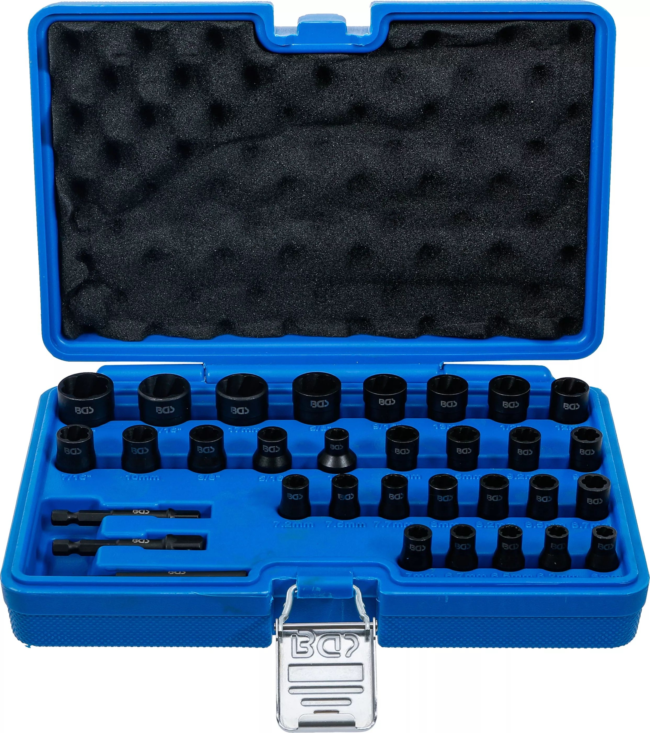 Sada nástrčných šroubováků 32 metrických a palcových dílů Bgs