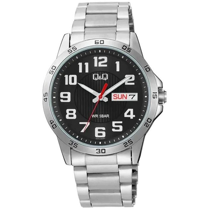 Pánské Hodinky Qq A37A-004P stříbrné
