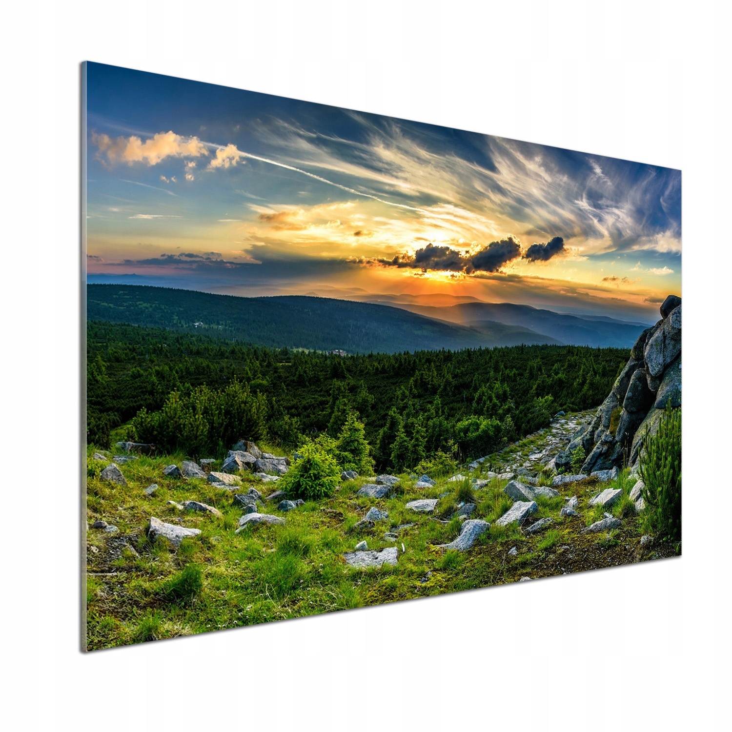 Panel do kuchyne Horská panoráma 100x70 cm Lepidlo