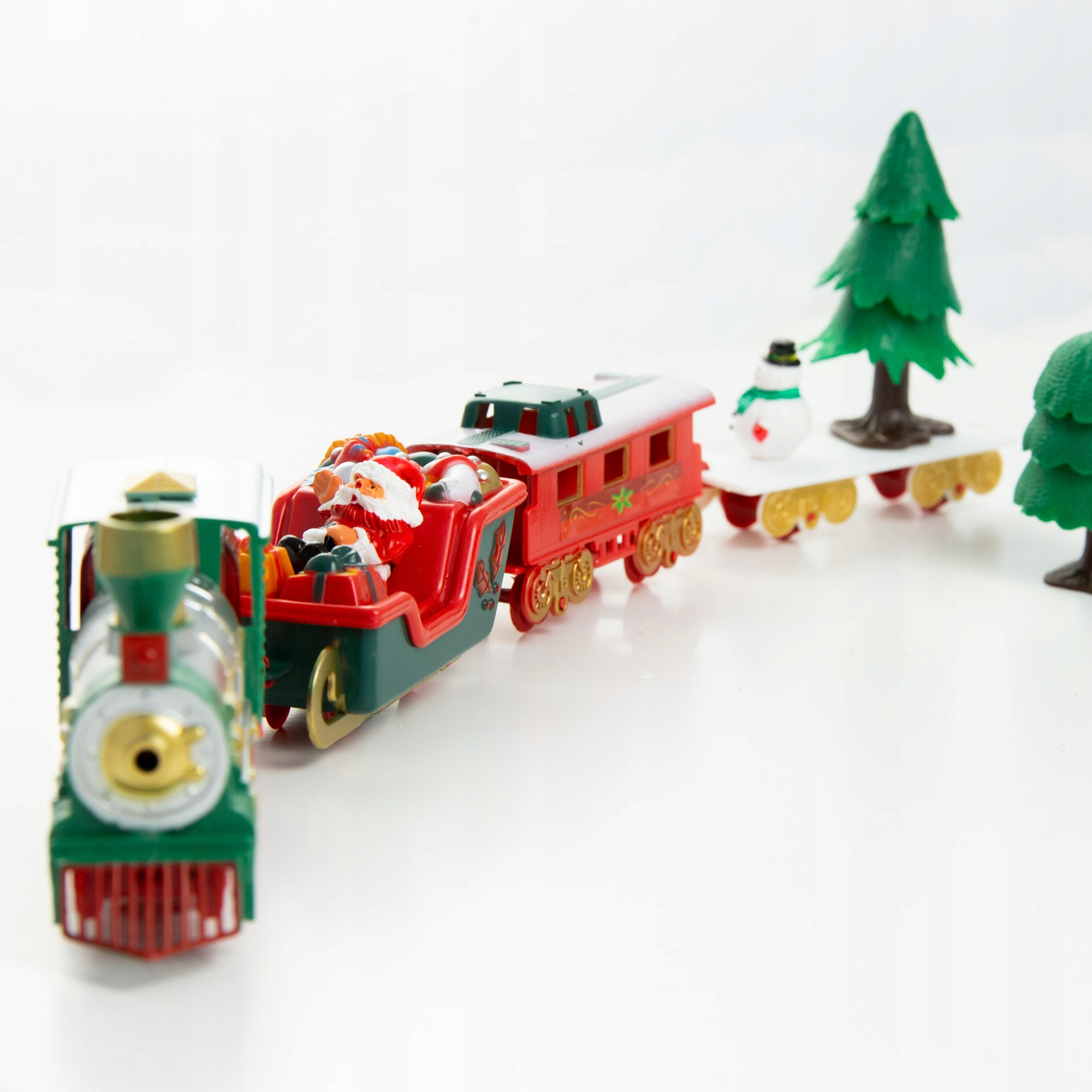 KOLEJKA ELEKTRYCZNA ŚWIĄTECZNA ZABAWKA POCIĄG Płeć chłopcy dziewczynki