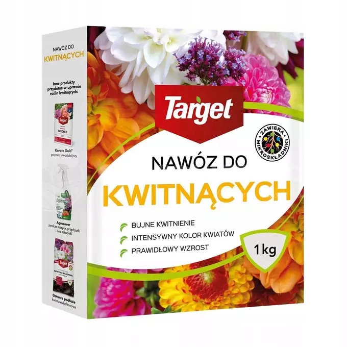 

Target Nawóz granulowany do roślin kwitnących 1kg