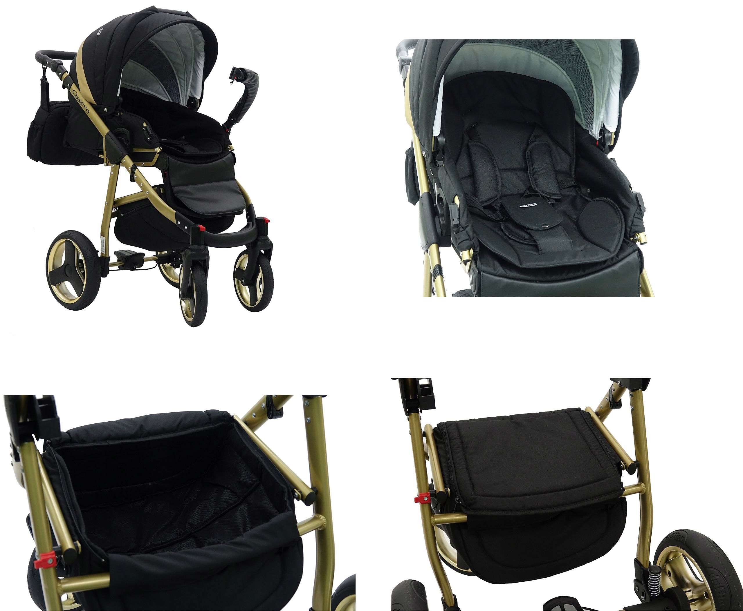 QUERO Alu 3in1 GOLD KAREX Kinderwagen 3in1 Modell