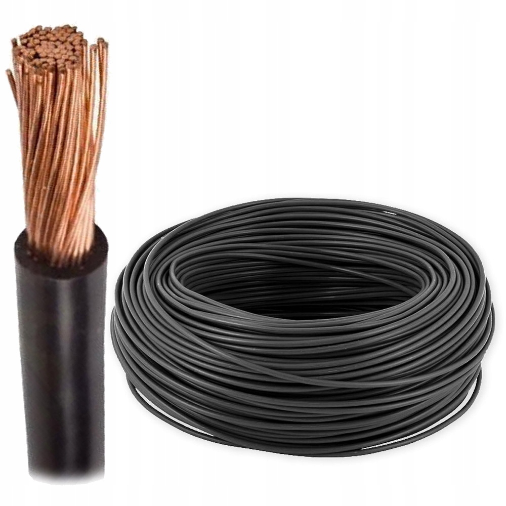 

Przewód Linka LgY 1x4 H07V-K 750V czarny 100mb