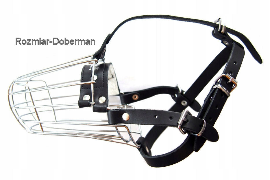 

Kaganiec Dla Psa Metalowy Doberman