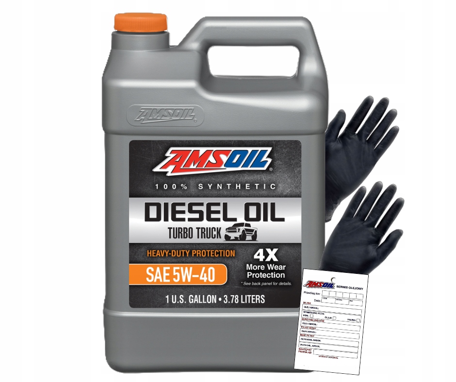Amsoil 5W40 100% Synthetic Diesel Oil Turbo Truck