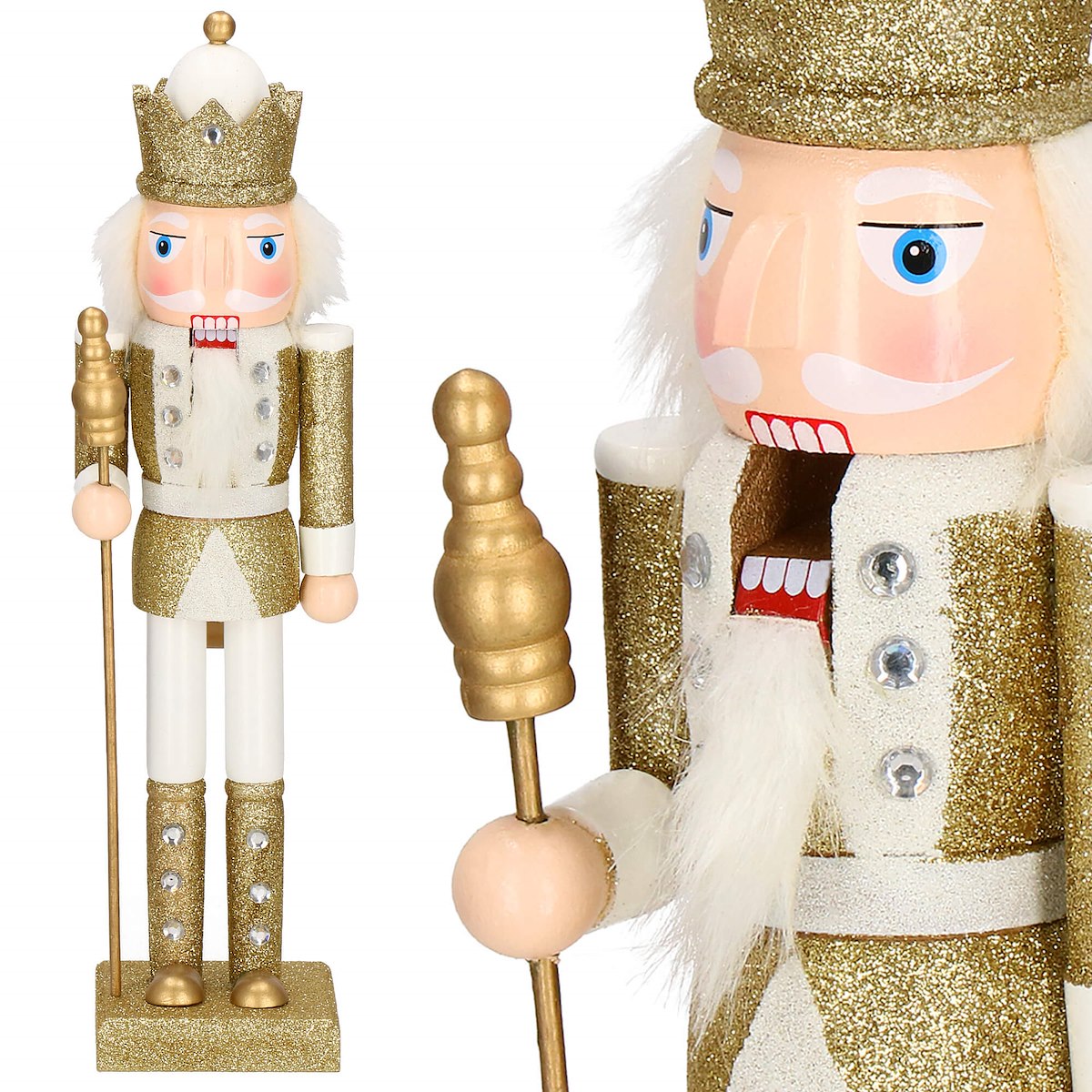 

Dziadek Do Orzechów Drewniany Figurka XL