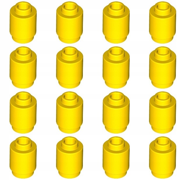 

Lego 3062b Walec 1x1 żółty Nowy (5g) 16 szt.
