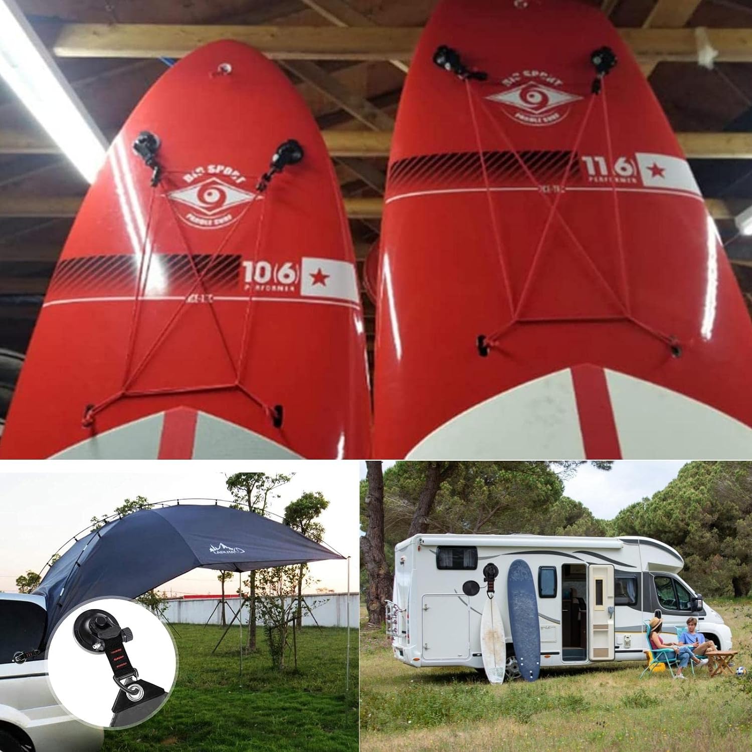 4x PRZYSSAWKI KEMPINGOWE Z HACZYKAMI KAŻDY do 10kg Rodzaj turystyczne