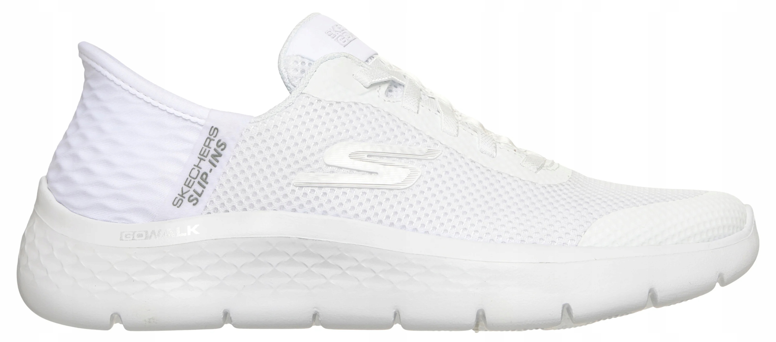 Dámské Nazouvací Sportovní Boty Bílá Síťovina Pohodlné Lehké Skechers 40
