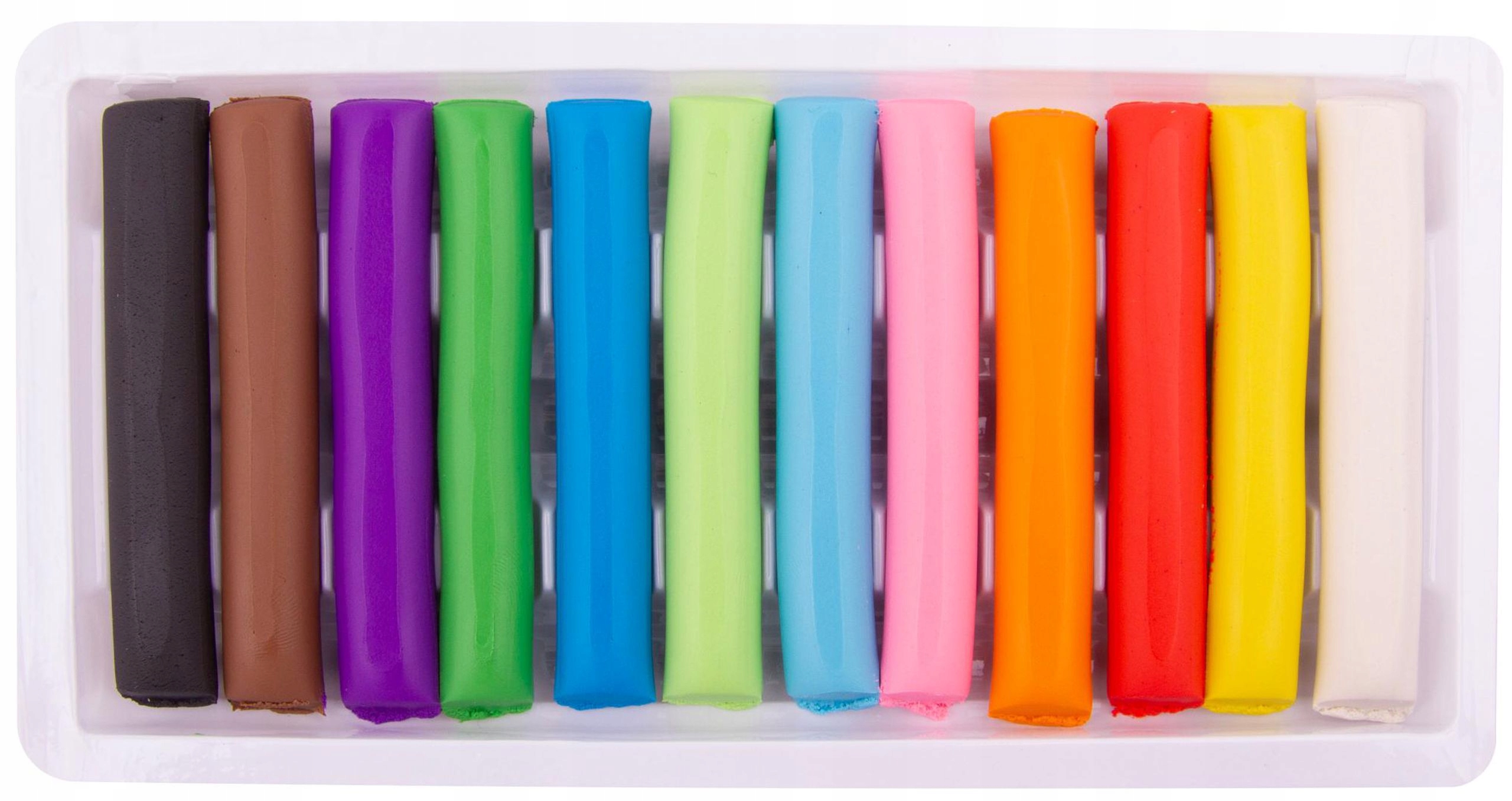 MINIONKI PLASTELINA SZKOLNA 12 ŻYWYCH KOLORÓW MIĘKKA ŁATWO SIĘ MODELUJE Rodzaj plastelina