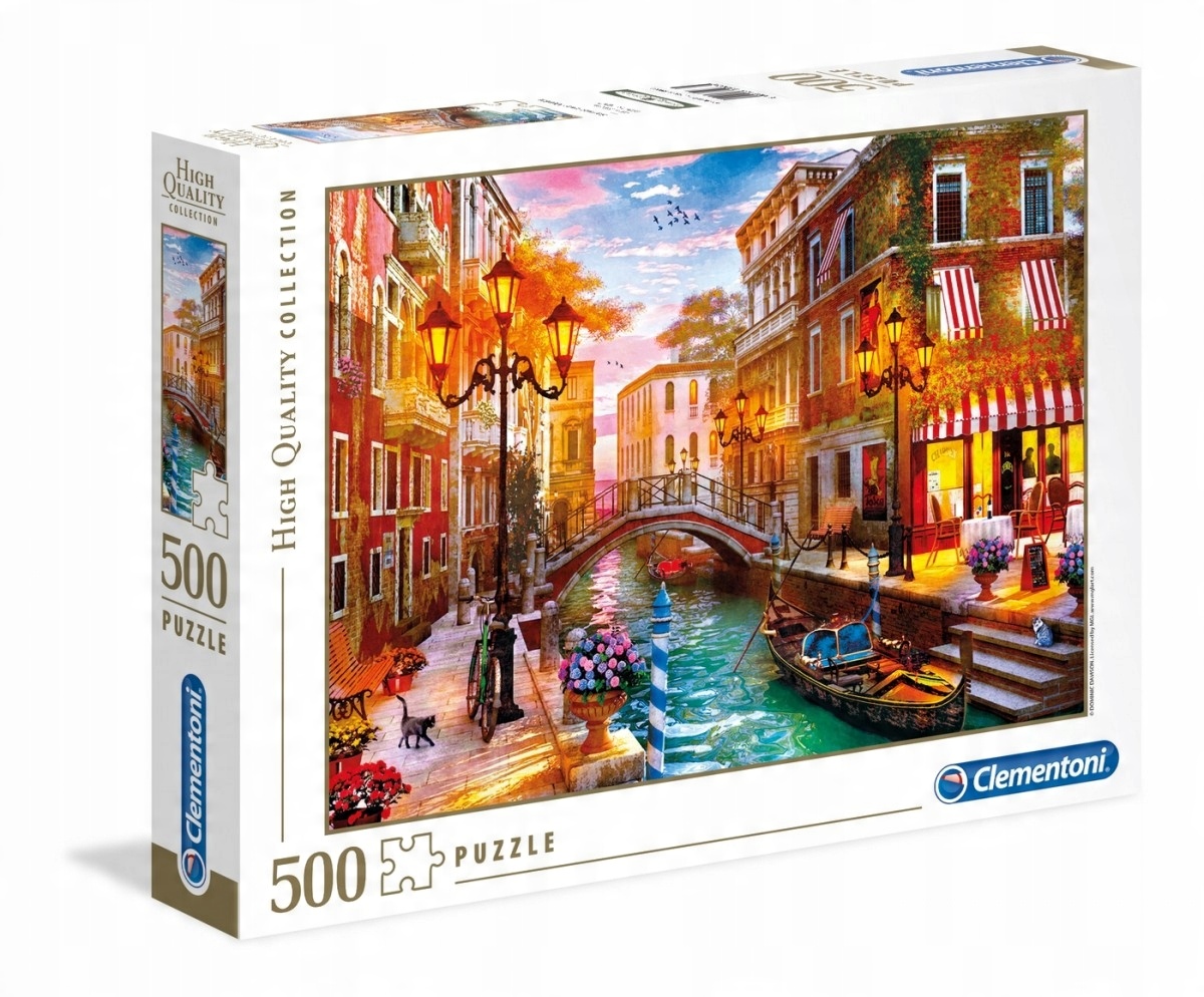 

Clementoni Puzzle 500 Zachód Słońca Nad Wenecją