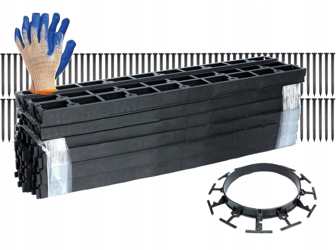 

Eko Border 45 mm Obrzeże Trawnikowe 36m +110 Kotew