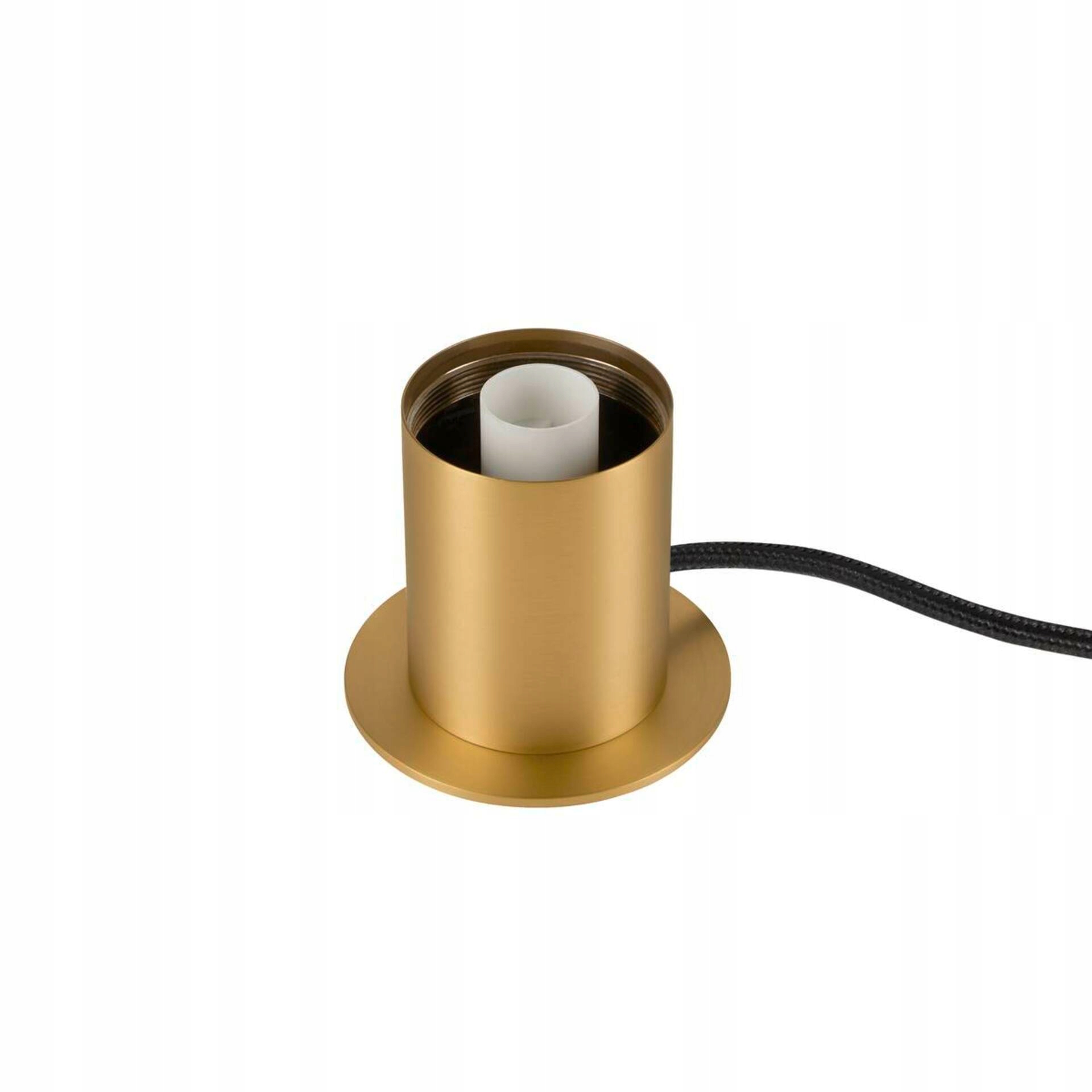 Big White Slv Varyt Stolová lampa, okrúhla, 1x max. 6W, E14, mosadzné 100811