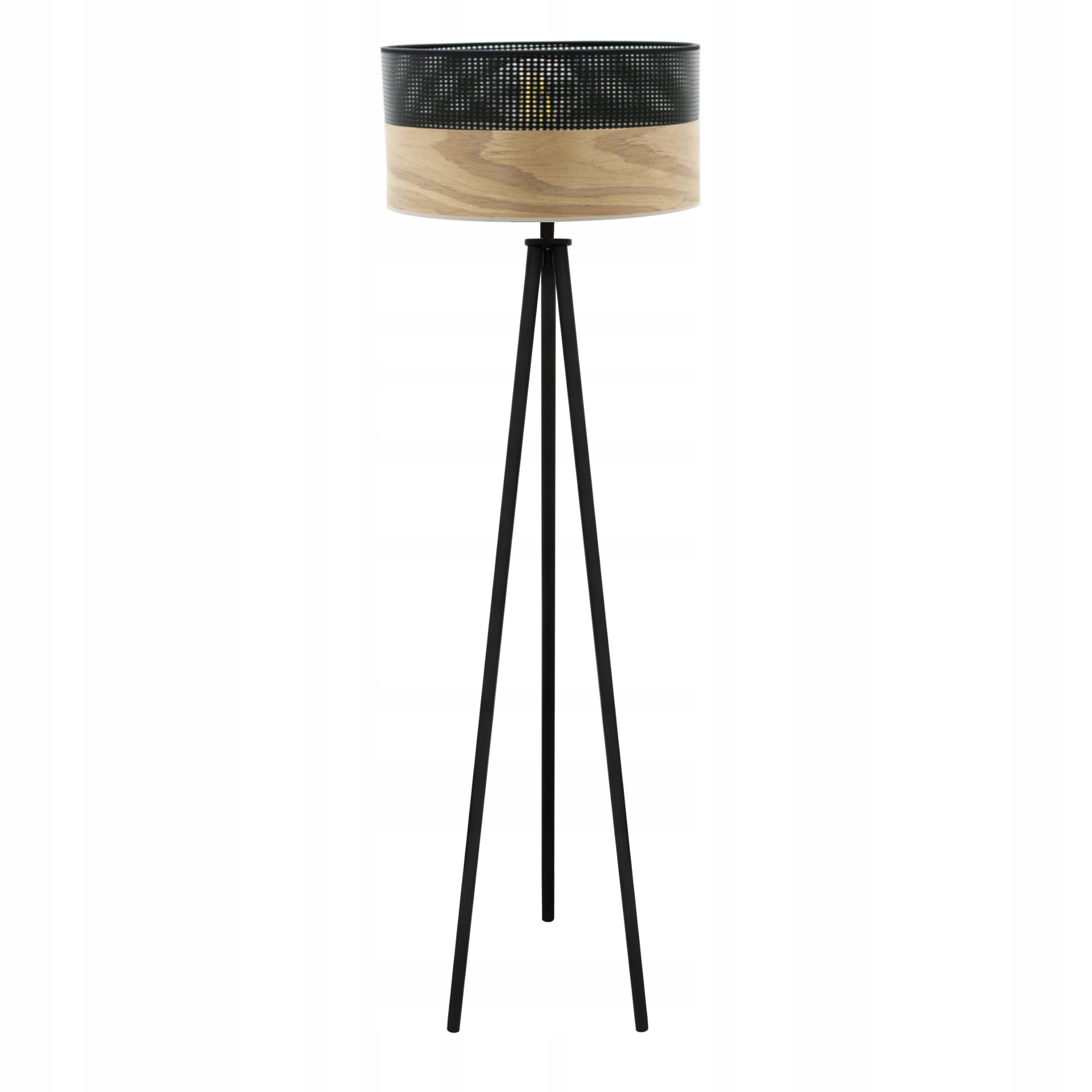 LAMPA STOJĄCA PODŁOGOWA LS-205 FORNIR DĄB ABAŻUR