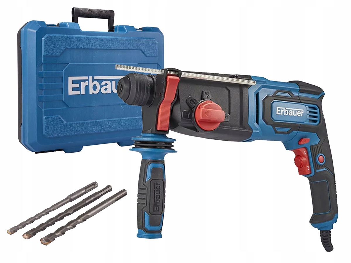 Młotowiertarka Erbauer Sds+ 750W 2kg z walizką