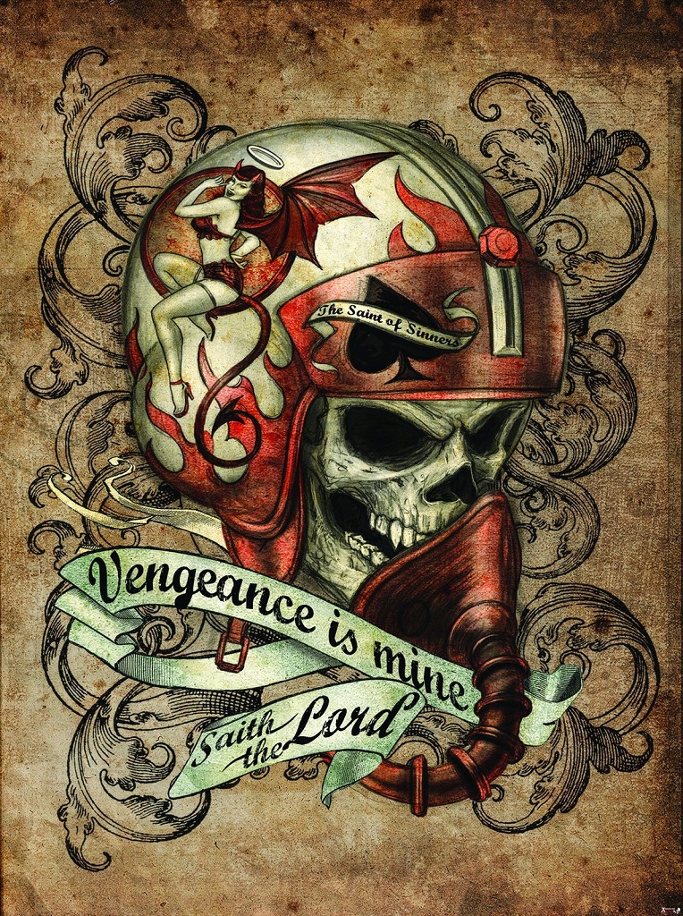 Vliesová fototapeta 184x254 Vengeance mine Saith the Lord +lepidlo