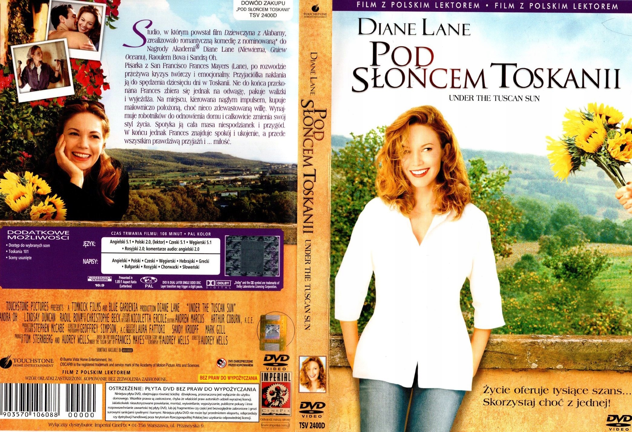 Pod słońcem Toskanii płyta DVD - porównaj ceny - Allegro.pl