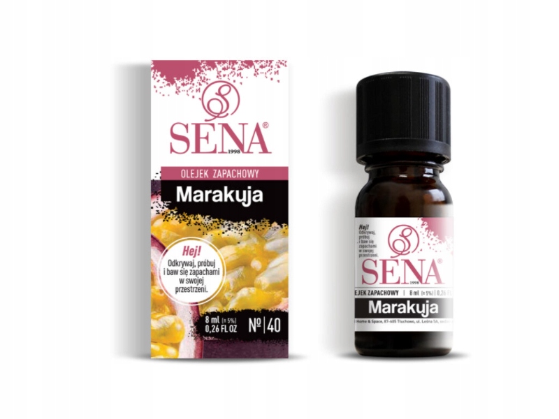 

Sena Olejek Zapachowy Zapach Marakuja 8 ML NO/40