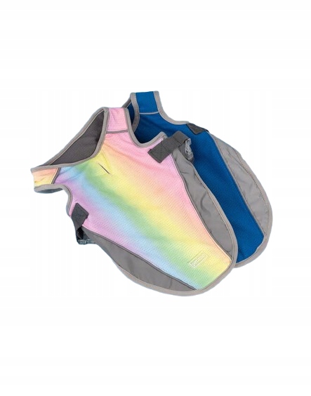 Levně Vícebarevná chladicí vesta pro psa velikost L Chladná