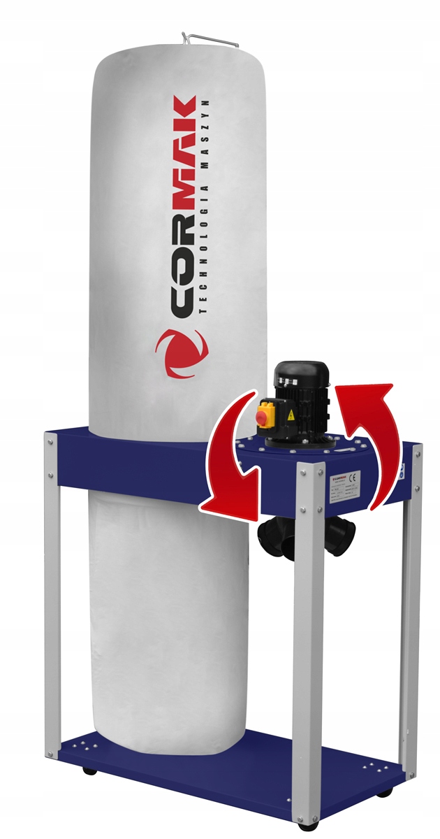 MOCNY ODCIĄG WIÓRÓW TROCIN CORMAK 3200 m3/h 230V 1,5kW Rodzaj odciąg