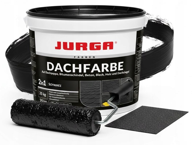 Dachfarbe Tekutá lepenka Fólie Černá Voděodolná 25 kg