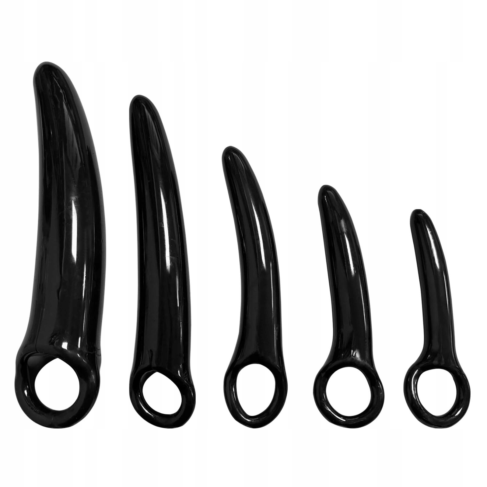 PREMIUM Zestaw 5 Silikonowych Dilatorów Anus i Pochwy dla Kobiet i Mężczyzn — miniatura 8