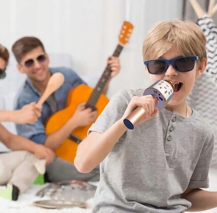MIKROFON DLA DZIECI mikrofon KARAOKE mikrofon bezprzewodowy Z GŁOŚNIKIEM Informacje o bezpieczeństwie CE