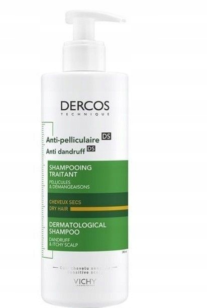 Vichy Dercos Szampon przeciwłupieżowy sucha skóra 390ml
