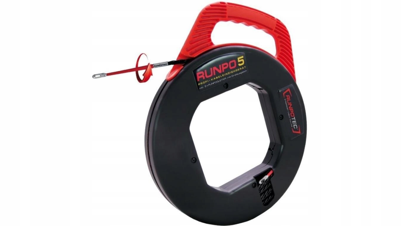 Runpotec Pilot Spirala do Kabli 30m Kaseta 5mm Wciągarka 10014