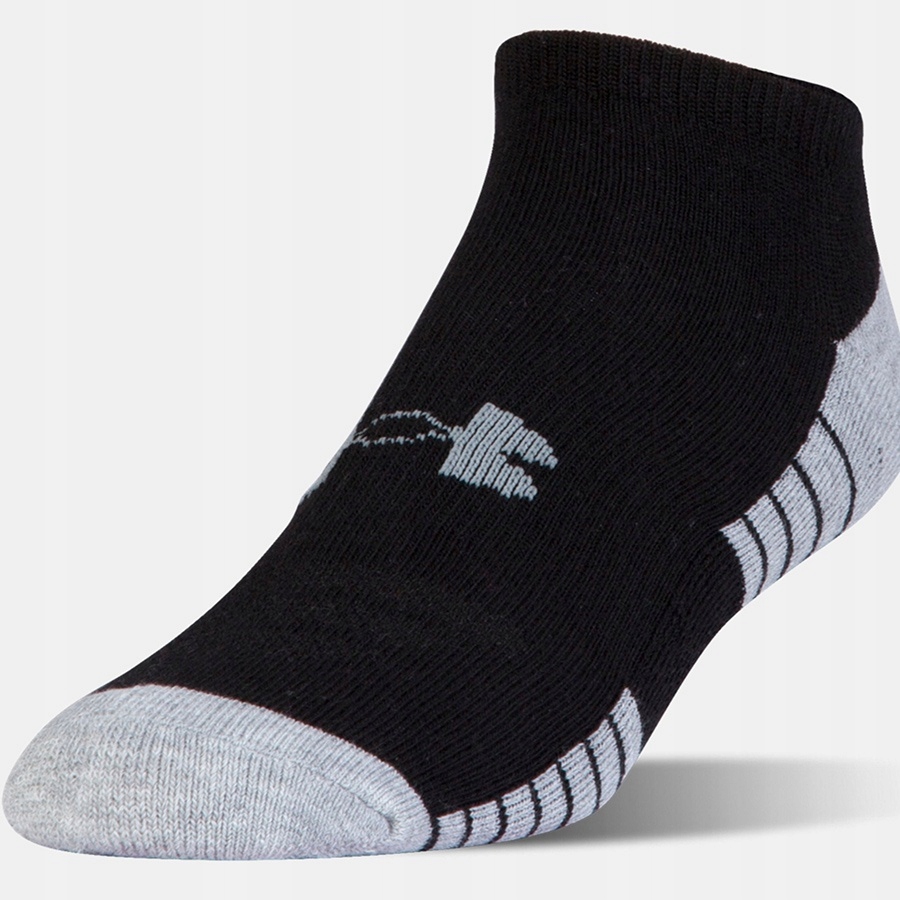 UA HEATGEAR TECH NOSHOW 3PK (27,5-31) Ponožky Unisex Čierna