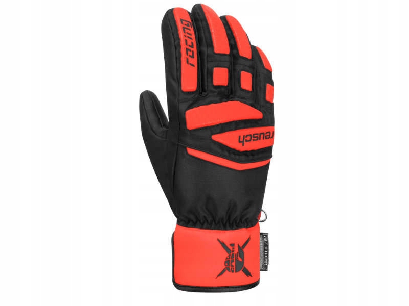 Rukavice Reusch Worldcup Warrior Prime R-tex Xt Junior Black Fluo Red 2023