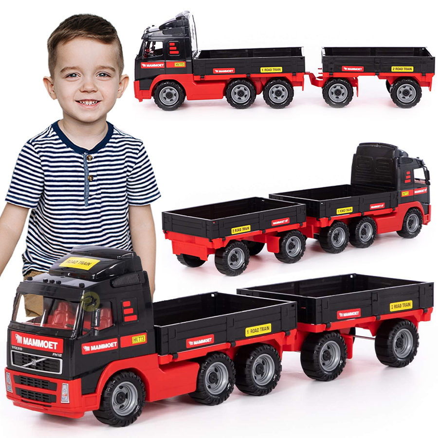 

Wader Polesie Samochód Volvo z burtami i przyczepą