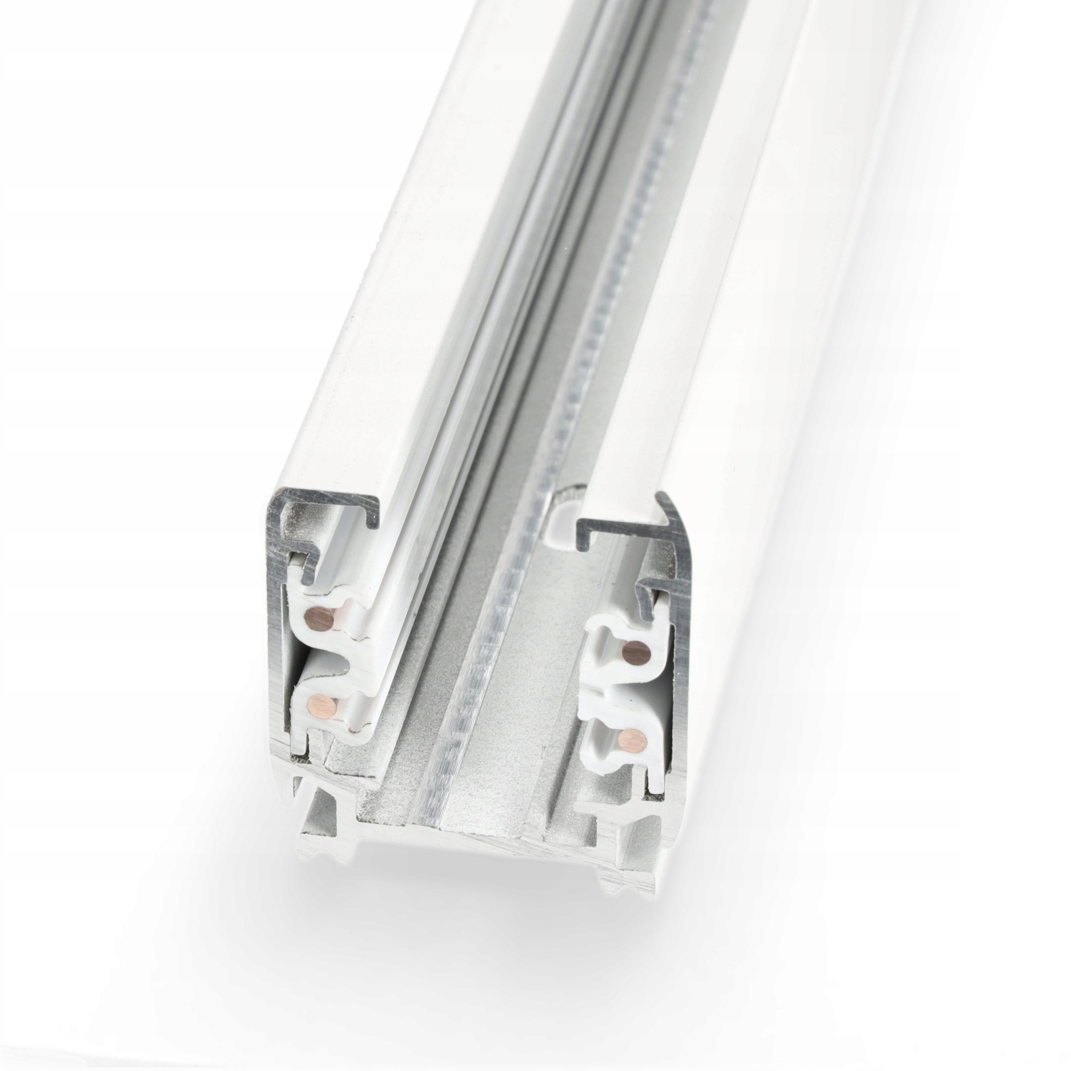 3-fázová osvětlovací lišta 2 m, kolejnice pro svítidla, Bílá