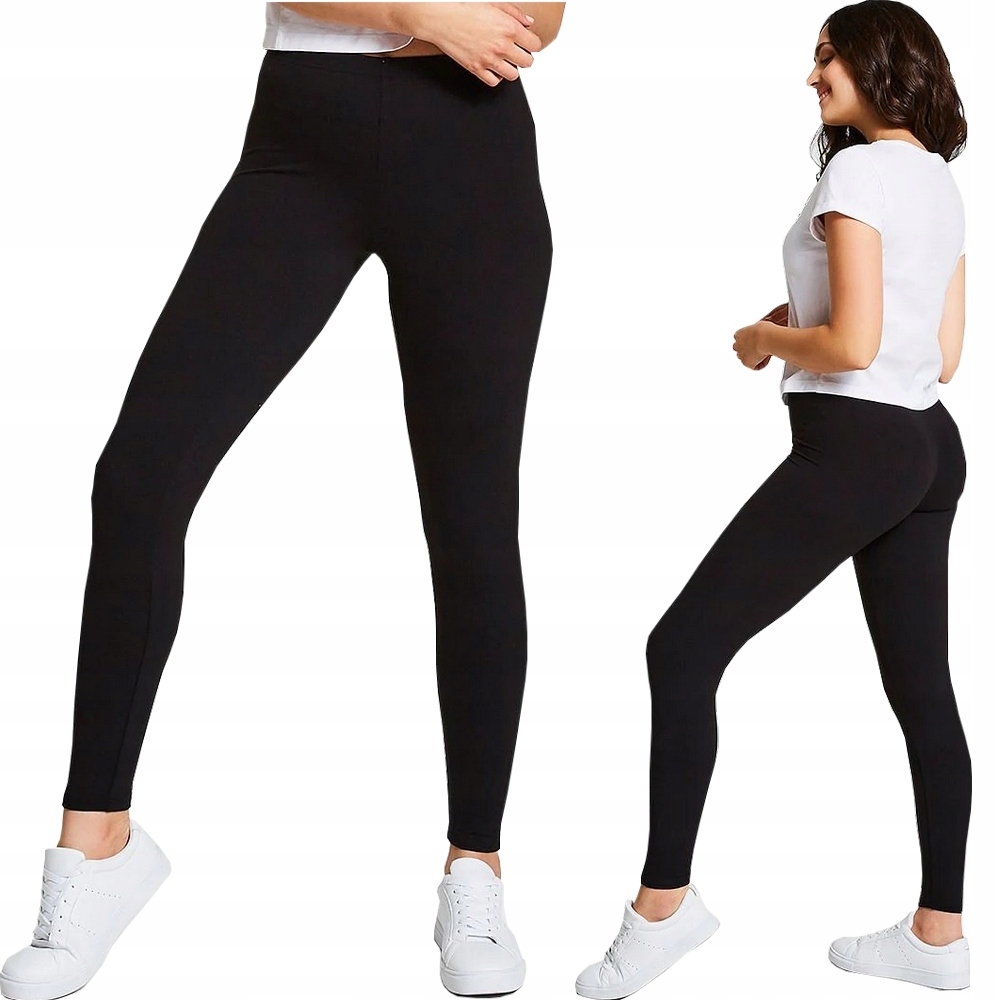 

Leginsy Bambusowe Damskie Długie Getry, 2XL/3XL