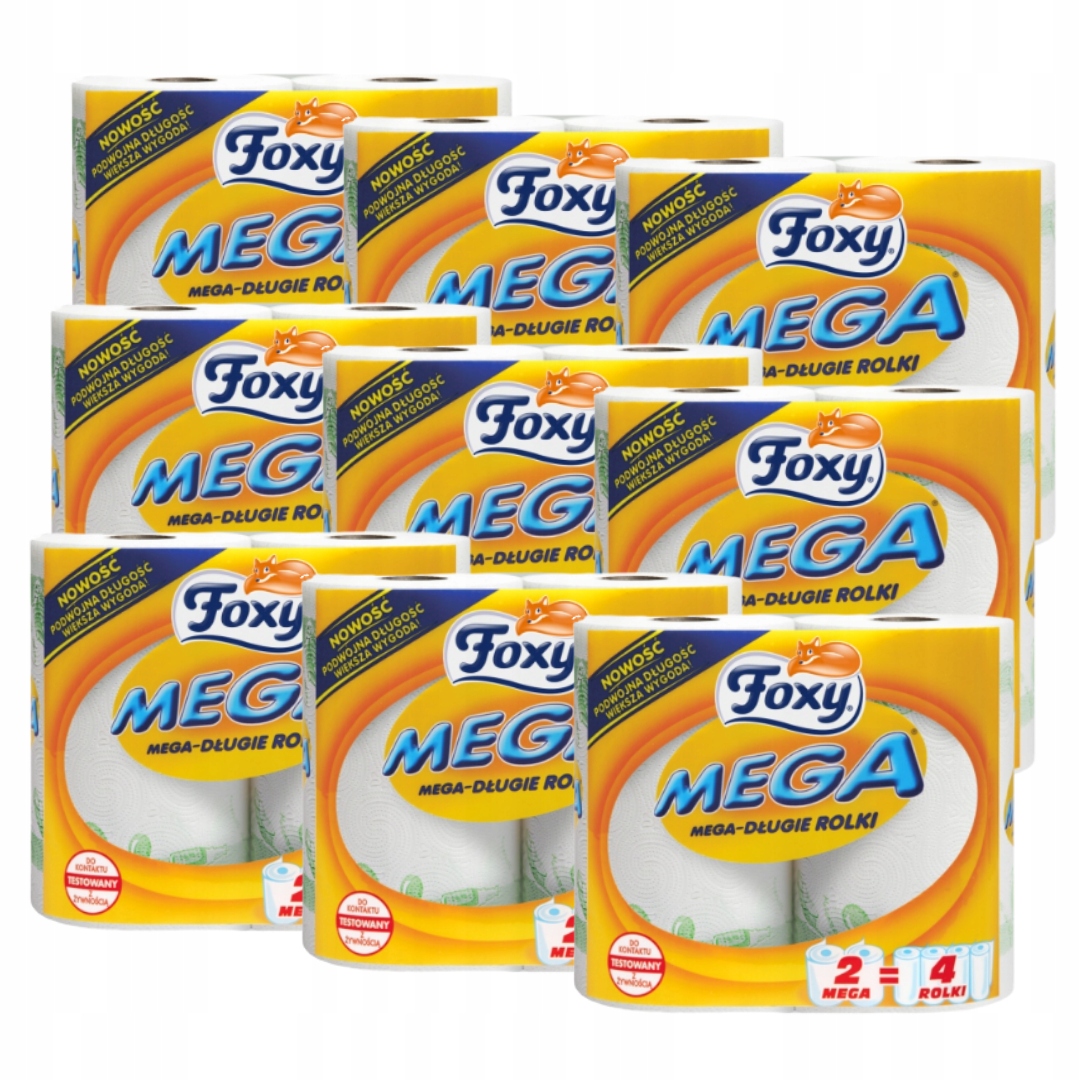 Foxy Długi Ręcznik Papierowy Kuchenny 18rolek