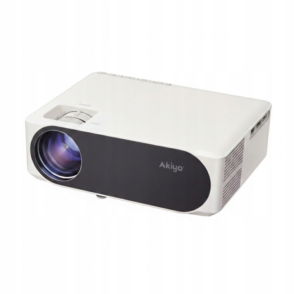 Projektor Obrazu Akiyo O8 biały 20000 Lumen WiFi 6 Bluetooth Full Hd 1080P