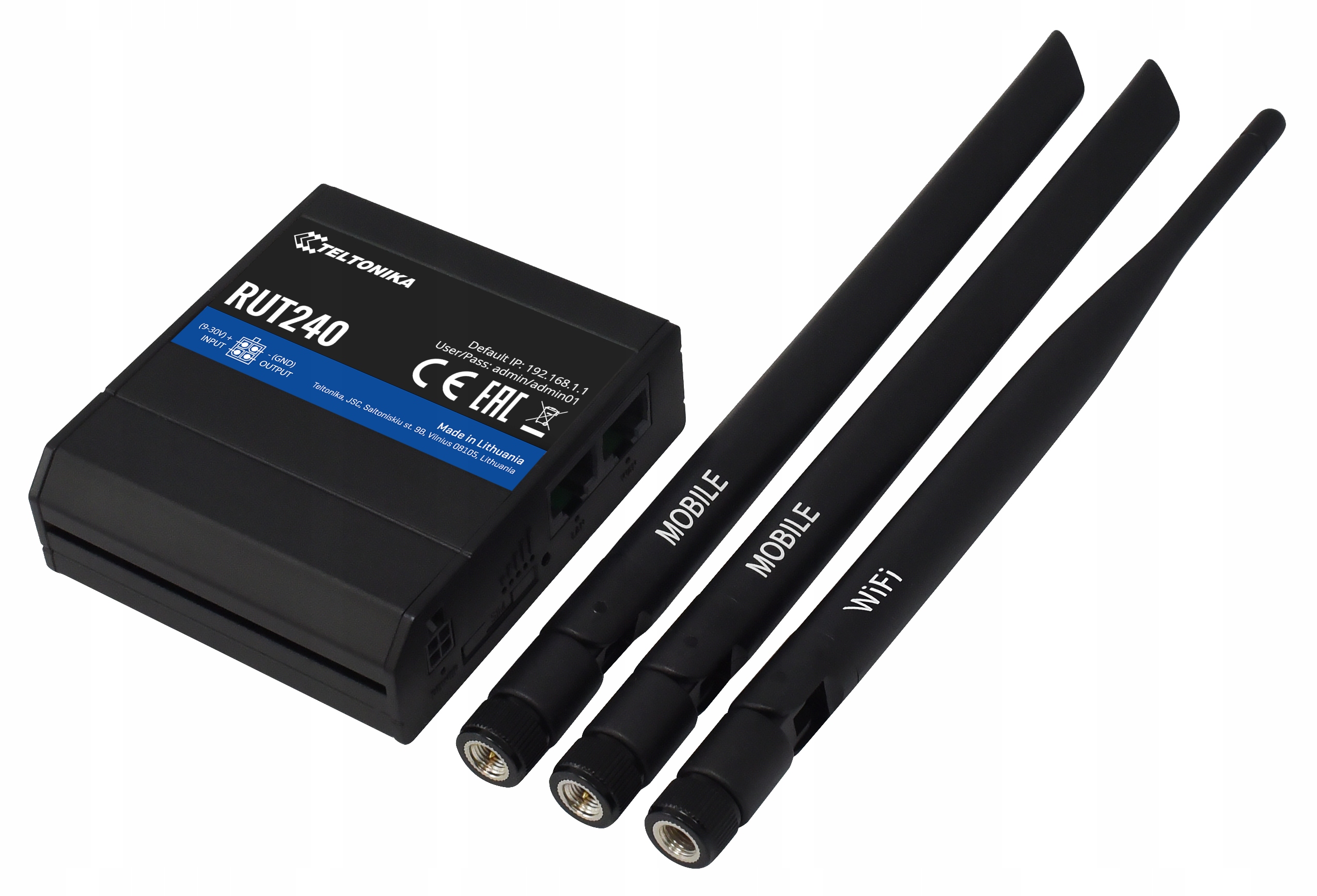 Teltonika RUT240 Kompaktní průmyslový Lte Router 2xWAN Sim