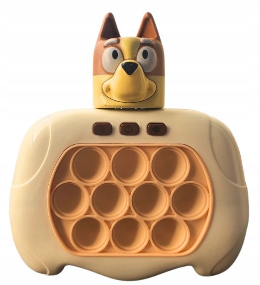 GRA ZRĘCZNOŚCIOWA PUSH POP IT POPIT ELEKTRYCZNA ANTYSTRESOWA BLUEY I BINGO