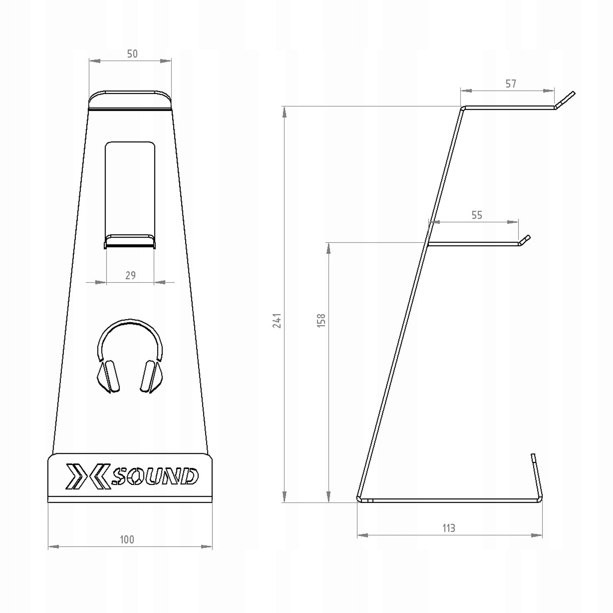 UCHWYT WIESZAK X-SOUND PRO NA SŁUCHAWKI SMARTWATCH 16860 Kolor dominujący biały