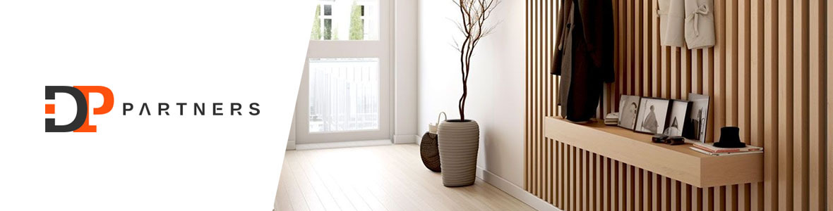 Lamele koloru Złotego na białej płycie HDF Jednostka sprzedaży sztuka