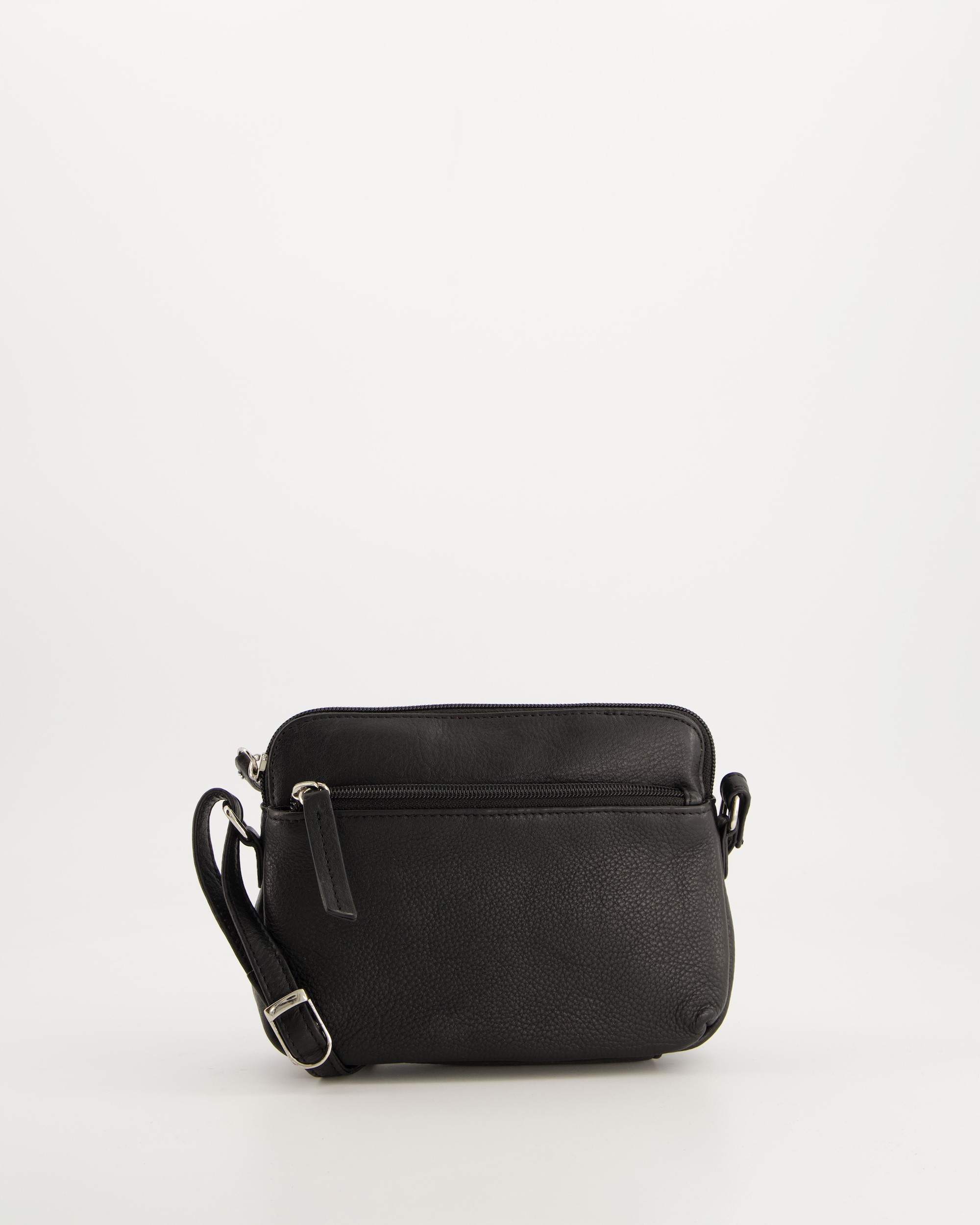 Venezia Mała Damska Torebka Ze Skóry Naturalnej W Kolorze Czarnym