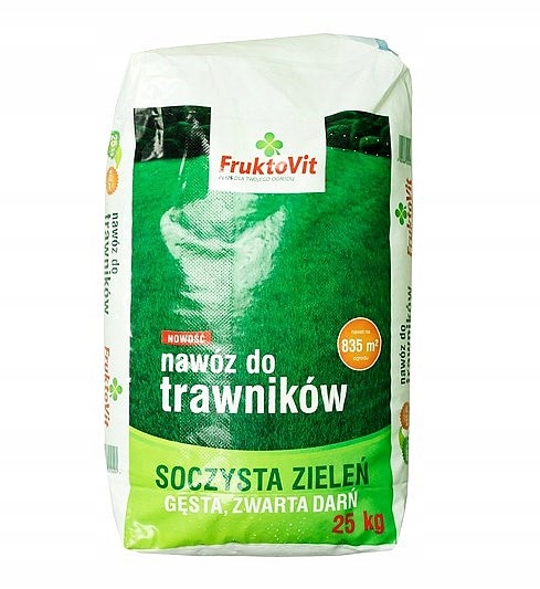 Fruktovit Nawóz Do Trawników Granulowany 25KG Skuteczny